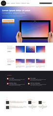 Wall Mural - colorful modern web page design for website and mobile website development. easy to edit and customi
