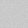  Halftone dotted background. Dotted vector pattern. Chaotic circle dots isolated on the white background.Seamless asymmetricall pattern