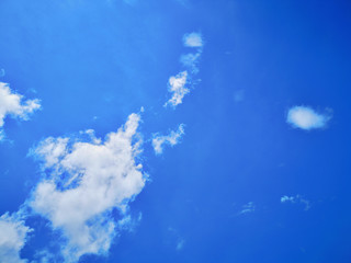 blue sky with cloud nature background.