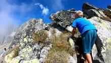 The Boy Climbs The Mountain Tops.
Active Holidays In The High Tatras.