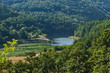 Place for rest and fishing of river Lesnovska in the Sredna gora mountain near Sofia, Bulgaria 