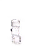 Fototapeta Kuchnia - ice cube isolated on white