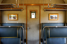 Interior Of An Old Train