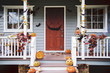 © Rawpixel.com - Halloween pumpkins and decorations outside a house