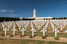 Cemetery Outside Of The Douaumont Ossuary Near Verdun France