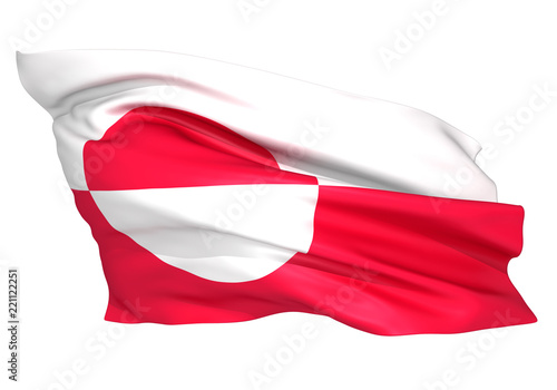 グリーンランド国旗 Stock Illustration Adobe Stock