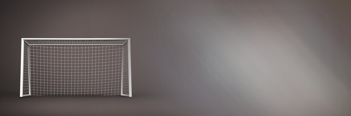 Wall Mural - Football goal with transition