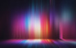 Leinwandbild Motiv Abstract light effect texture rainbow wallpaper 3D rendering