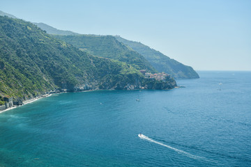 Wall Mural - Sunny Cinque Terre coast