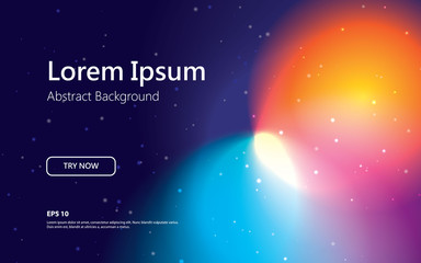 Wall Mural - colorful space background