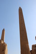 Zwei Obelisken der Königin Hatschepsut im Karnak-Tempel in Ägypten