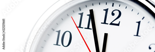 Fotomural Clock / Time Management Concept