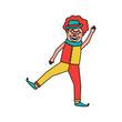 © Gstudio - friendly funny clown performer character