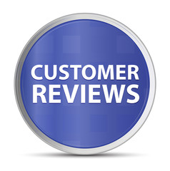 Wall Mural - Customer Reviews blue round button