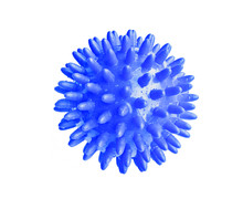 Blue Massage Ball - Isolated Object