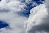 Fototapeta Niebo - 白い雲と青空