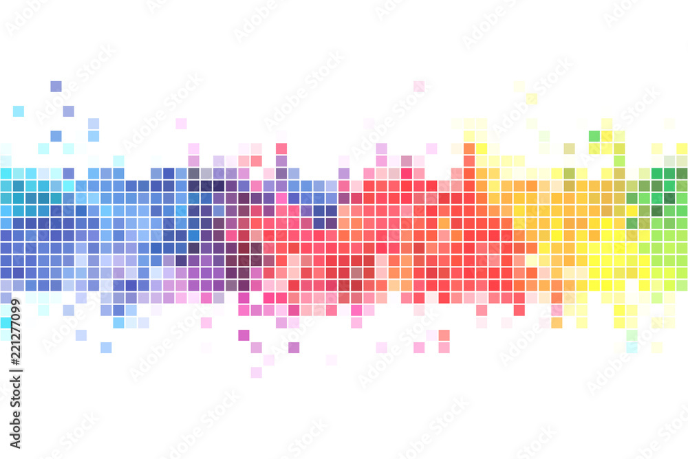 Colorful pixels background illustration Stock Vector | Adobe Stock