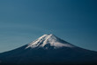 © Jio - Mount. Fuji with clear blue sky minimal style