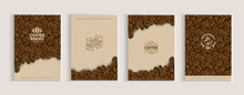 Coffee Beans Cover Design Set