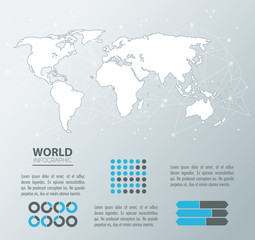  World infographic concept