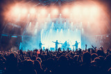 Fototapeta Tęcza - The crowd in a concert