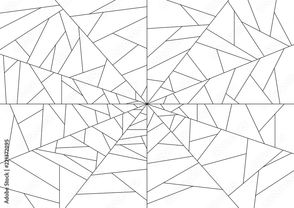 Halloween cobweb frame border and dividers isolated on white background ...