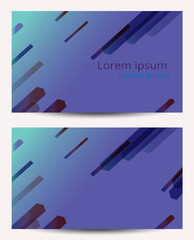 Wall Mural - business card abstract background. vector