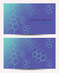 Wall Mural - business card abstract background. vector