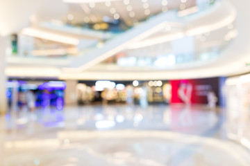 Wall Mural - Blurred shopping mall background