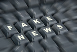 Fototapeta  - Schriftzug FAKE NEWS auf Tastatur als Konzept für Falschmeldungen
