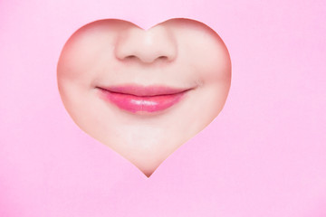 Poster - close up of woman mouth