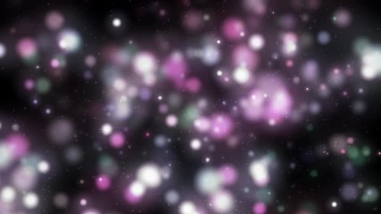 Aufkleber - Abstract Celebration Bokeh Flying Animation Background	