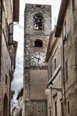 Sticker - Cityscape of Colle di Val d'Elsa, Italy