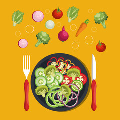 Sticker - vegan diet healthy lifestyle