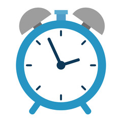 Wall Mural - alarm time clock isolated icon