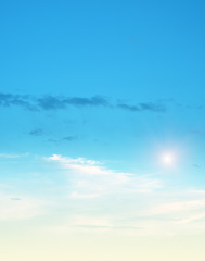 Wall Mural - Sky and clouds vertical photo