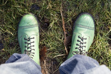 Green boots