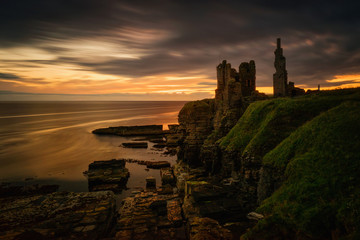 Wall Mural - castle sinclair girnigoe