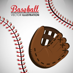 Sticker - baseball sport glove equipment