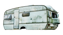 Isolated Dirty Caravan