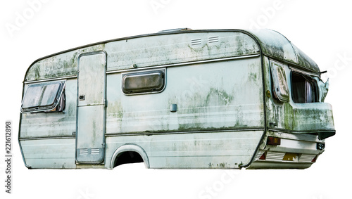 Isolated Dirty Caravan © Mr Doomits