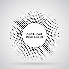 Wall Mural - Halftone dotted background. Halftone effect vector pattern. Circle dots isolated on the white background.