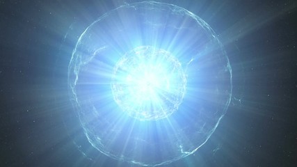 Huge violent explosion in space