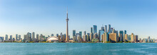 Panoramic Skyline View At The Toronto City In Canada