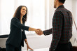 © Jacob Lund - Businesswoman shaking hand with a business partner