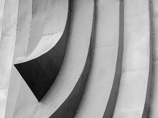 Leinwandbilder - Abstract background architecture lines. modern architecture detail