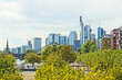 Frankfurter Skyline Blick von Osten