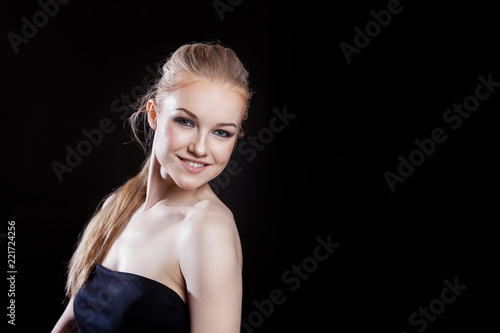 Beauty Fashion Model Girl With Long Healthy Smooth Straight Hair