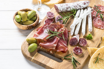 Sticker - Antipasto - sliced meat, ham, salami, olives