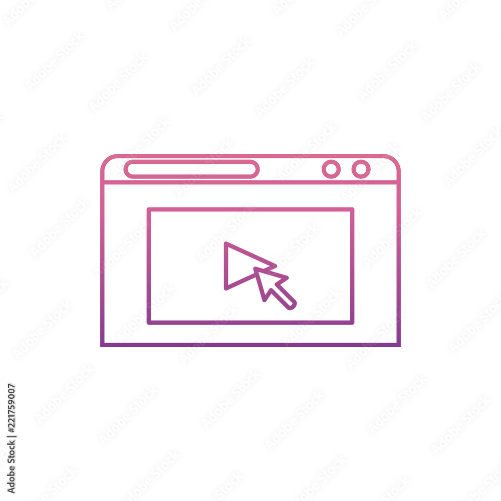 cursor on browsericon in Nolan style. One of web collection icon can be ...